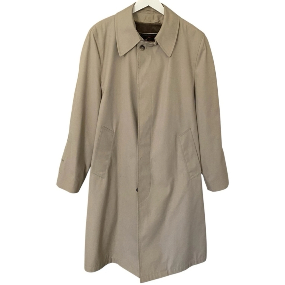 Botany 500 Faux Fur Lined Trench Coat Size XLRegular